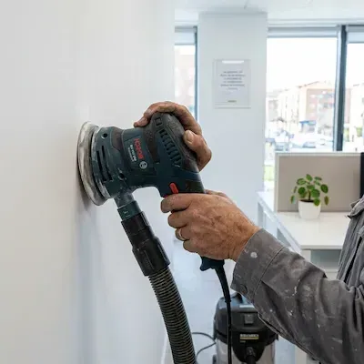 lijado pared pintores oficinas Móstoles